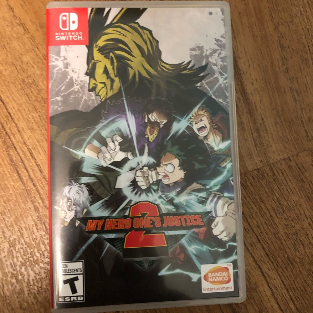 My hero academia hero’s justice 2 Nintendo switch game